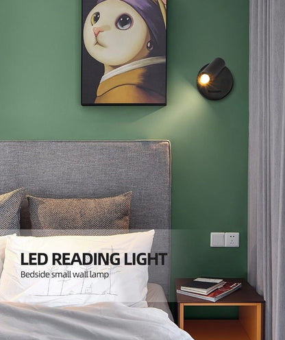Rayvia 350° Mounted Bedside LED Wall Light for Reading