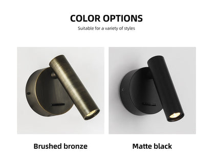 Rayvia 350° Mounted Bedside LED Wall Light for Reading