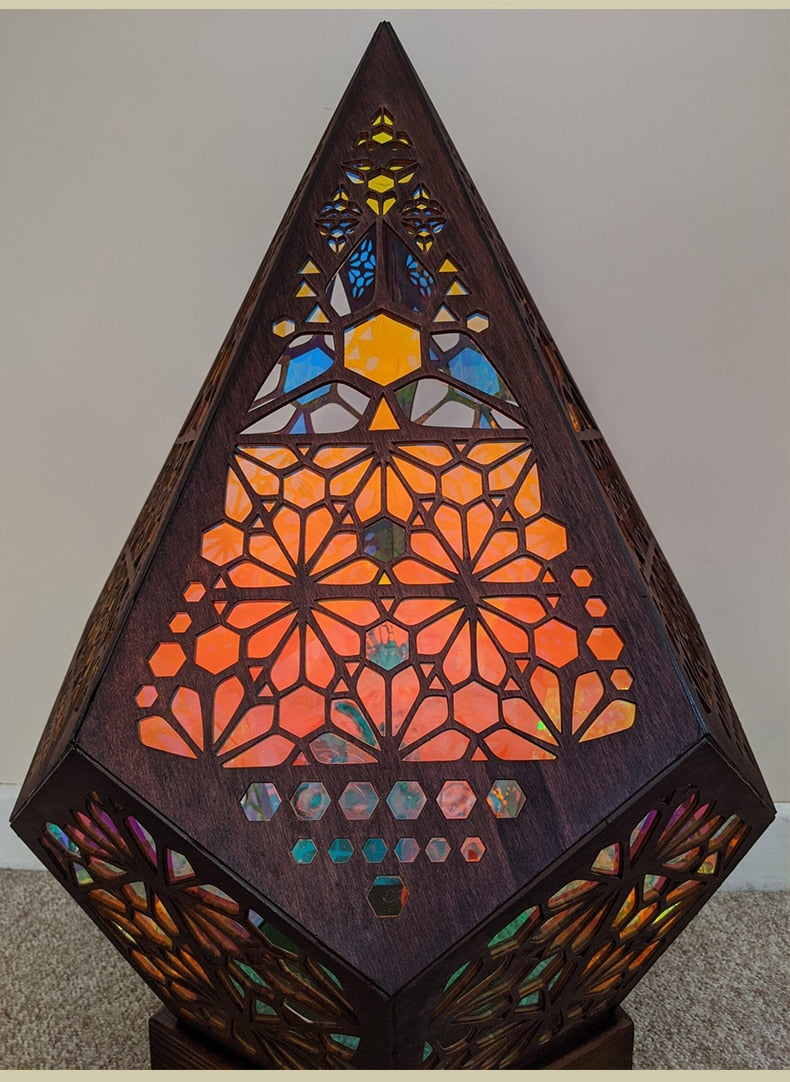 Royallure Bohemian Projection Lamp - Colorful Night Light for Unique Decor - Default Title