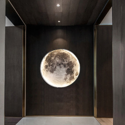 Royallure 3D LED Moon & Earth Ceiling or Wall Lamp - Moon 24CM / Brightnes Dimmable