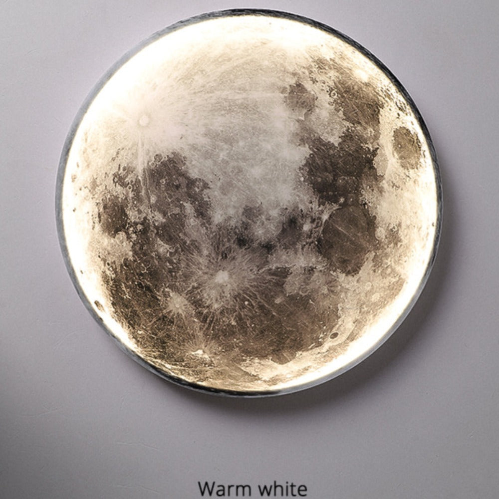 Royallure 3D LED Moon & Earth Ceiling or Wall Lamp - Moon 24CM / Brightnes Dimmable