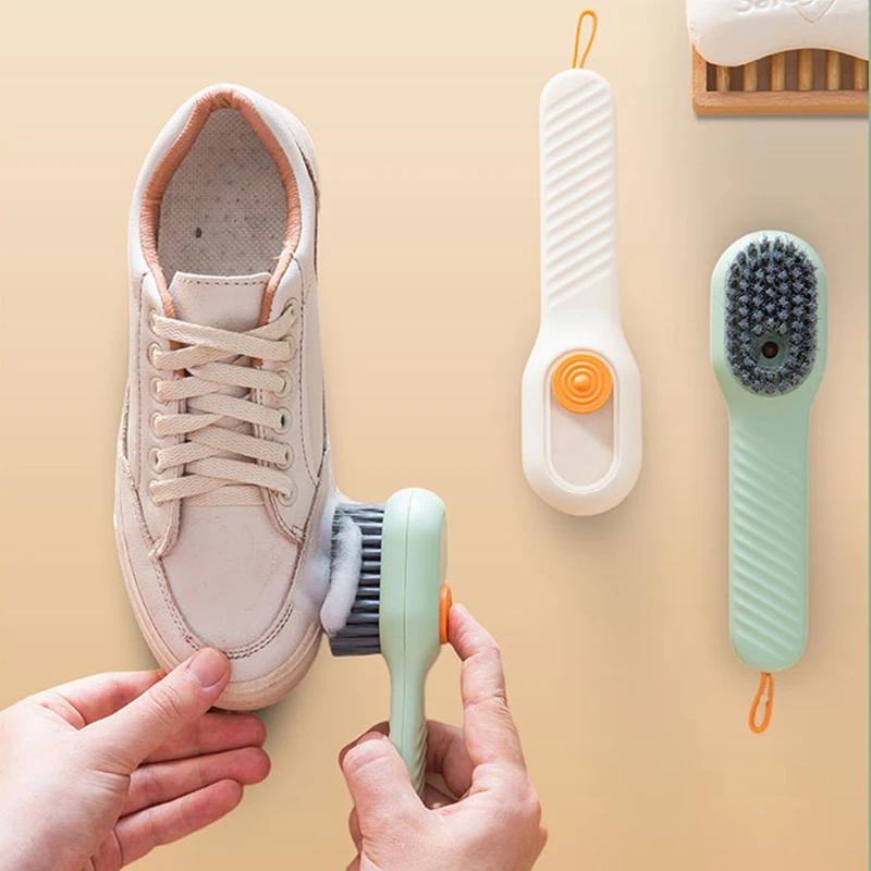 Royaleva 2-Set Shoe Cleaning Brushes with Automatic Dispense