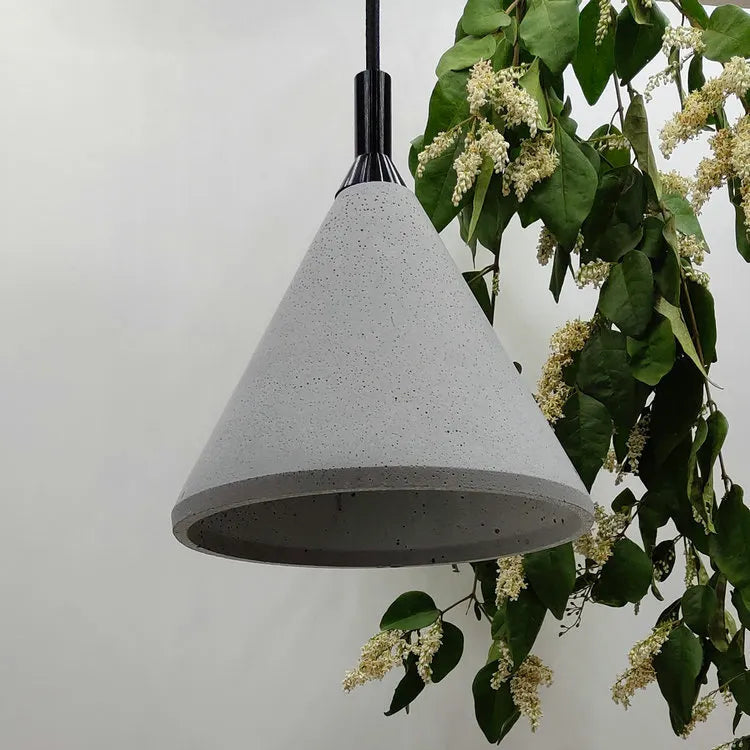 LuxRoyale Pinnacle Concrete Pendant Light - Nordic Industrial Ceiling Lamp for Dining Room