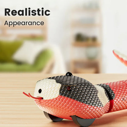 LuxRoyale Smart Sensor Interactive Snake Toy For Cats