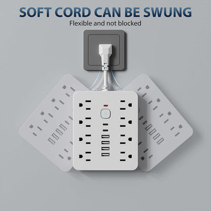 Luxora 14-In-1 Power Strip With Surge Protection Hub