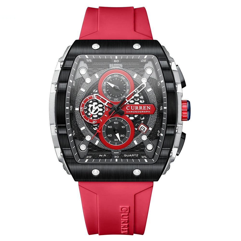 RoyaleGlow Apex Curren Chronograph Elegant Watch for Men