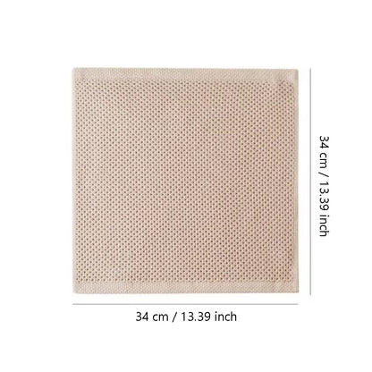 Luxora 6-Pack Honeycomb Cotton Kitchen Rags - Ultra Soft Absorbent Household Cleaning Cloth