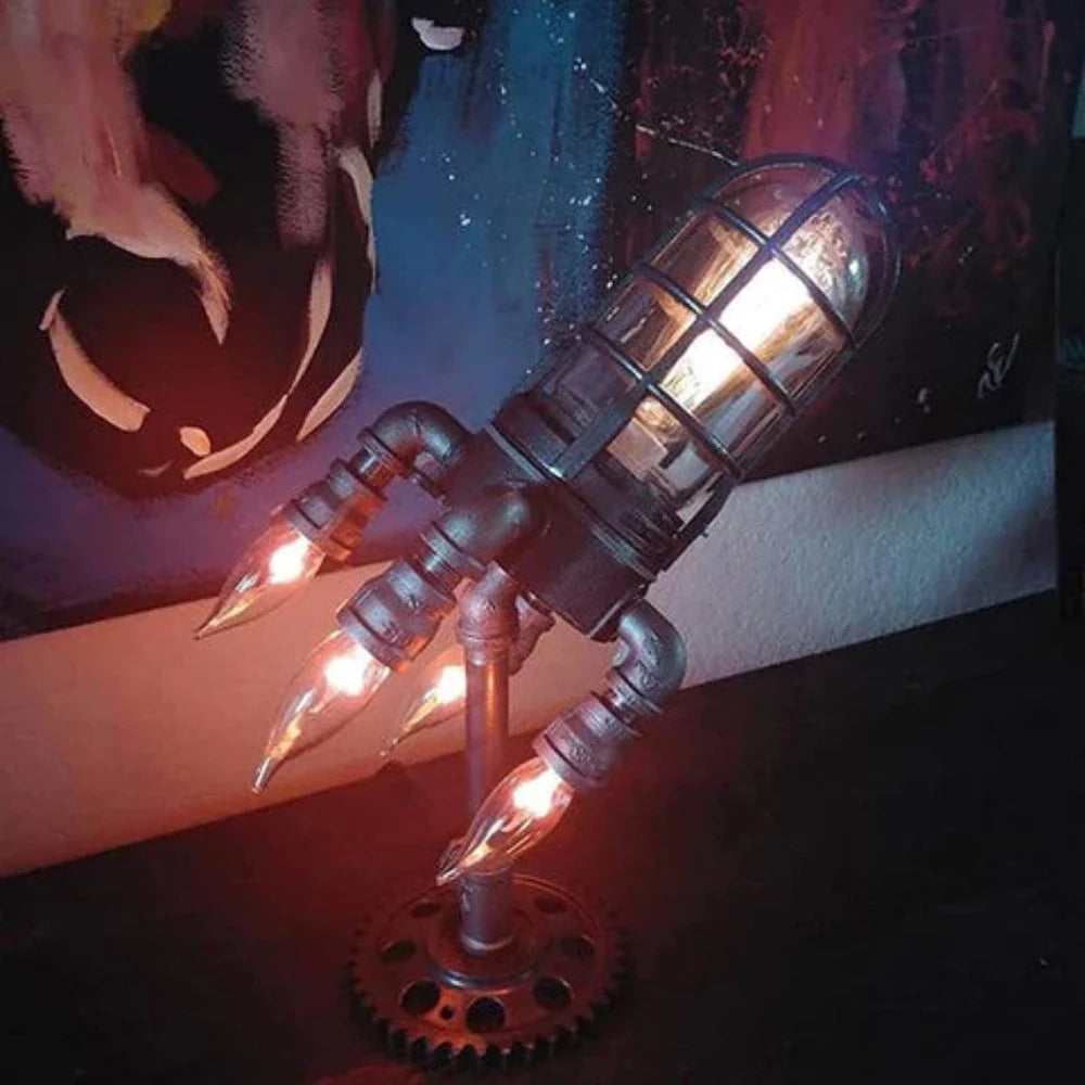 Royallure Steampunk Rocket Table Lamp - Default Title