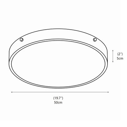 RoyaleGlow Alabaster Round Flush Mount Ceiling Light Natural Stone - Royale Basic