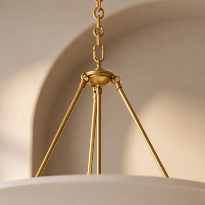 RoyaleGlow French Country Plaster Chandelier Adjustable Hanging LED Light Fixture - Royale Basic