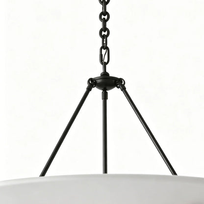 RoyaleGlow French Country Plaster Chandelier Adjustable Hanging LED Light Fixture - Royale Basic