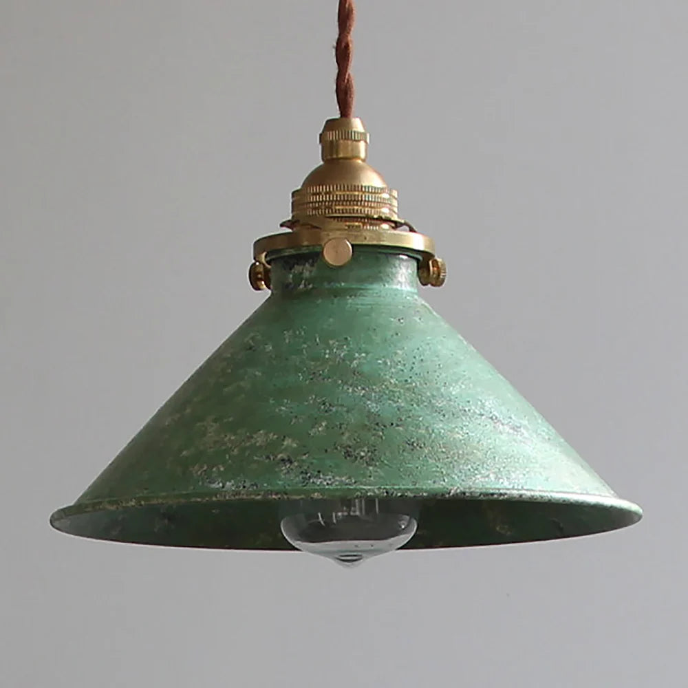 RoyaleGlow Industrial Vintage Conical Iron Pendant Lamp - Royale Basic