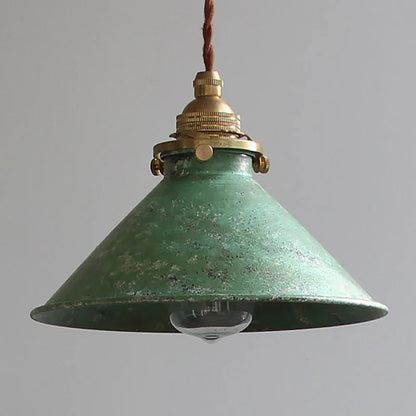 RoyaleGlow Industrial Vintage Conical Iron Pendant Lamp - Royale Basic
