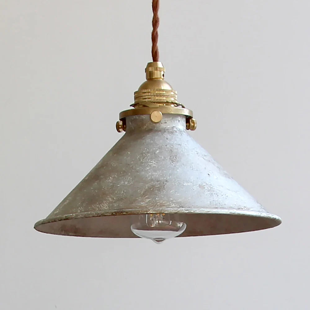 RoyaleGlow Industrial Vintage Conical Iron Pendant Lamp - Royale Basic