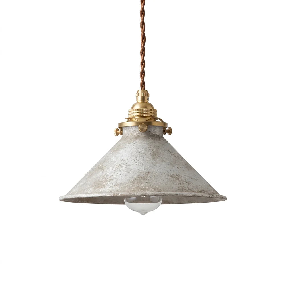 RoyaleGlow Industrial Vintage Conical Iron Pendant Lamp - Royale Basic