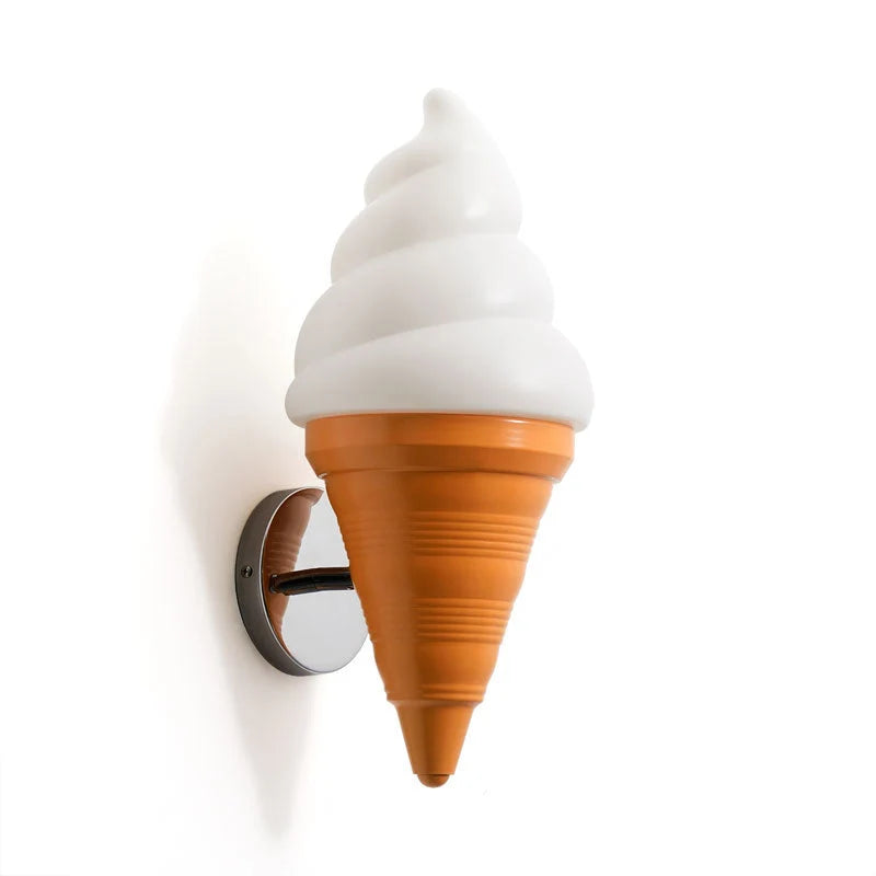 RoyaleGlow Kids Ice Cream Wall Lamp LED Bedroom Sconce Fixture - Royale Basic