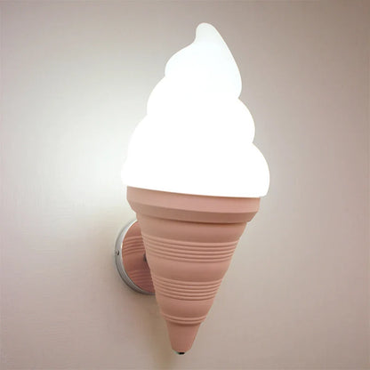 RoyaleGlow Kids Ice Cream Wall Lamp LED Bedroom Sconce Fixture - Royale Basic