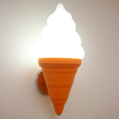 RoyaleGlow Kids Ice Cream Wall Lamp LED Bedroom Sconce Fixture - Royale Basic