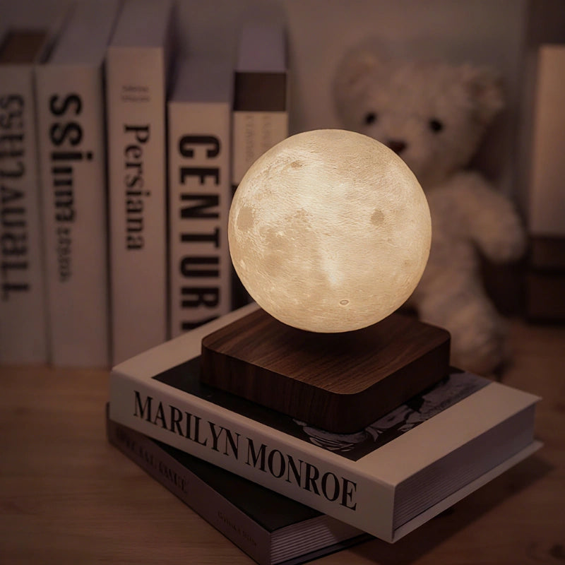 RoyaleGlow Magnetic Levitating Saturn Lamp - 3D Printed Floating Planet Light for Desk - Royale Basic