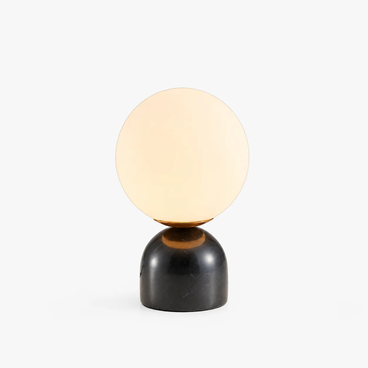 RoyaleGlow Marble Globe Table Lamp Modern Glass Bedside Light - Royale Basic
