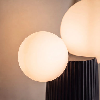RoyaleGlow Modern Adjustable Height Resin Table Lamp Indoor LED Light - Royale Basic
