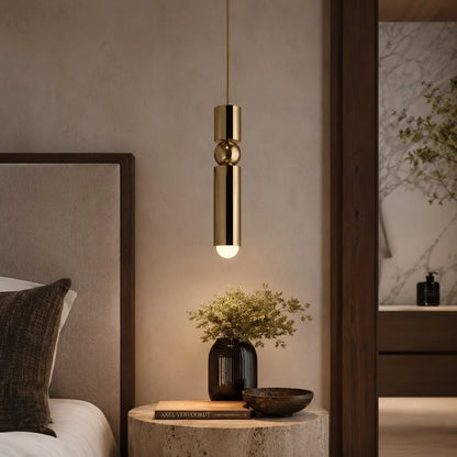 RoyaleGlow Modern Black Geometric Dimmable LED Pendant Light Fixture - Royale Basic