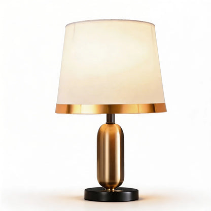 RoyaleGlow Modern Brass Bedside Table Lamp Touch Control LED Light - Royale Basic