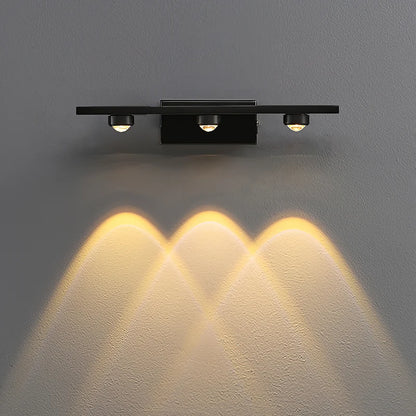 RoyaleGlow Modern Brass Linear Wall Lamp Minimalist LED Fixture - Royale Basic
