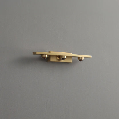 RoyaleGlow Modern Brass Linear Wall Lamp Minimalist LED Fixture - Royale Basic