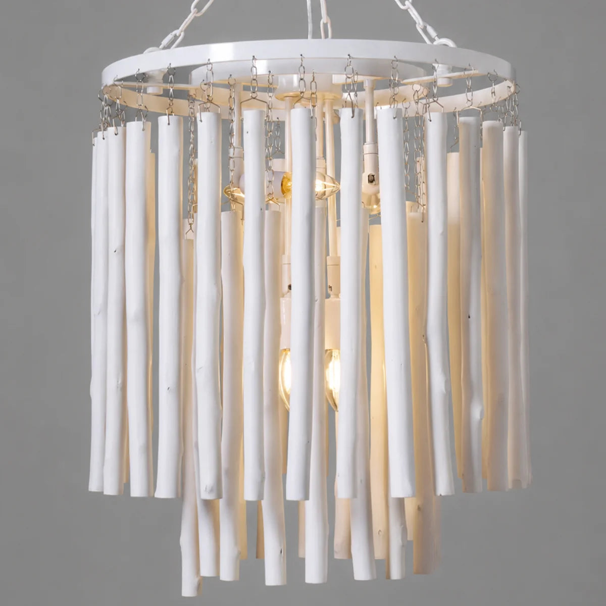 RoyaleGlow Modern Circular Hanging Chandelier Light Fixture - Royale Basic