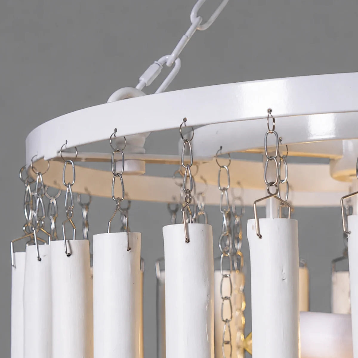 RoyaleGlow Modern Circular Hanging Chandelier Light Fixture - Royale Basic