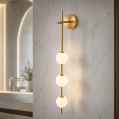 RoyaleGlow Modern LED Wall Sconce Glass Globe Light Fixture - Royale Basic