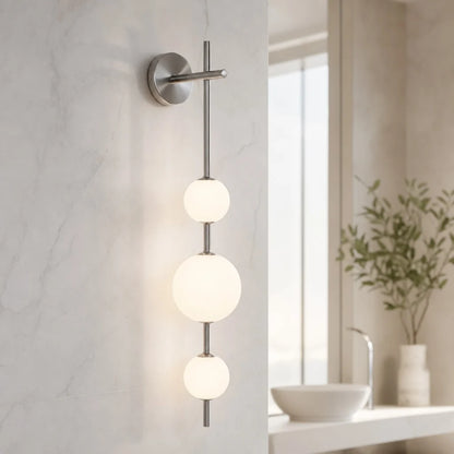 RoyaleGlow Modern LED Wall Sconce Glass Globe Light Fixture - Royale Basic