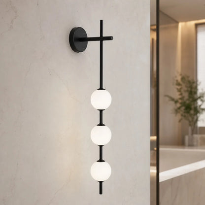 RoyaleGlow Modern LED Wall Sconce Glass Globe Light Fixture - Royale Basic