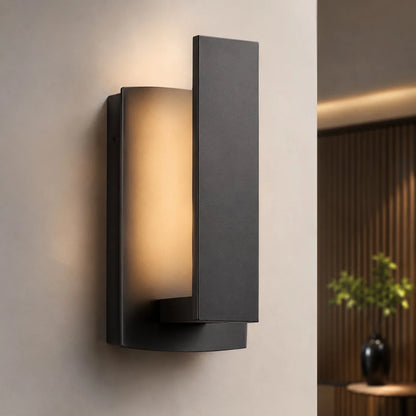 RoyaleGlow Modern Outdoor LED Wall Light Weatherproof Aluminum Fixture - Royale Basic