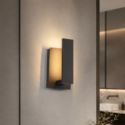RoyaleGlow Modern Outdoor LED Wall Light Weatherproof Aluminum Fixture - Royale Basic