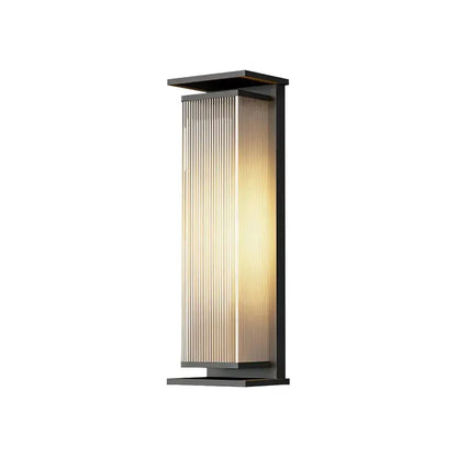 RoyaleGlow Modern Outdoor Wall Sconce - Stainless Steel & Acrylic Weatherproof Light-Royale Basic
