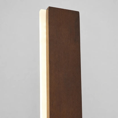 RoyaleGlow Modern Travertine and Wood Wall Sconce Light - Royale Basic