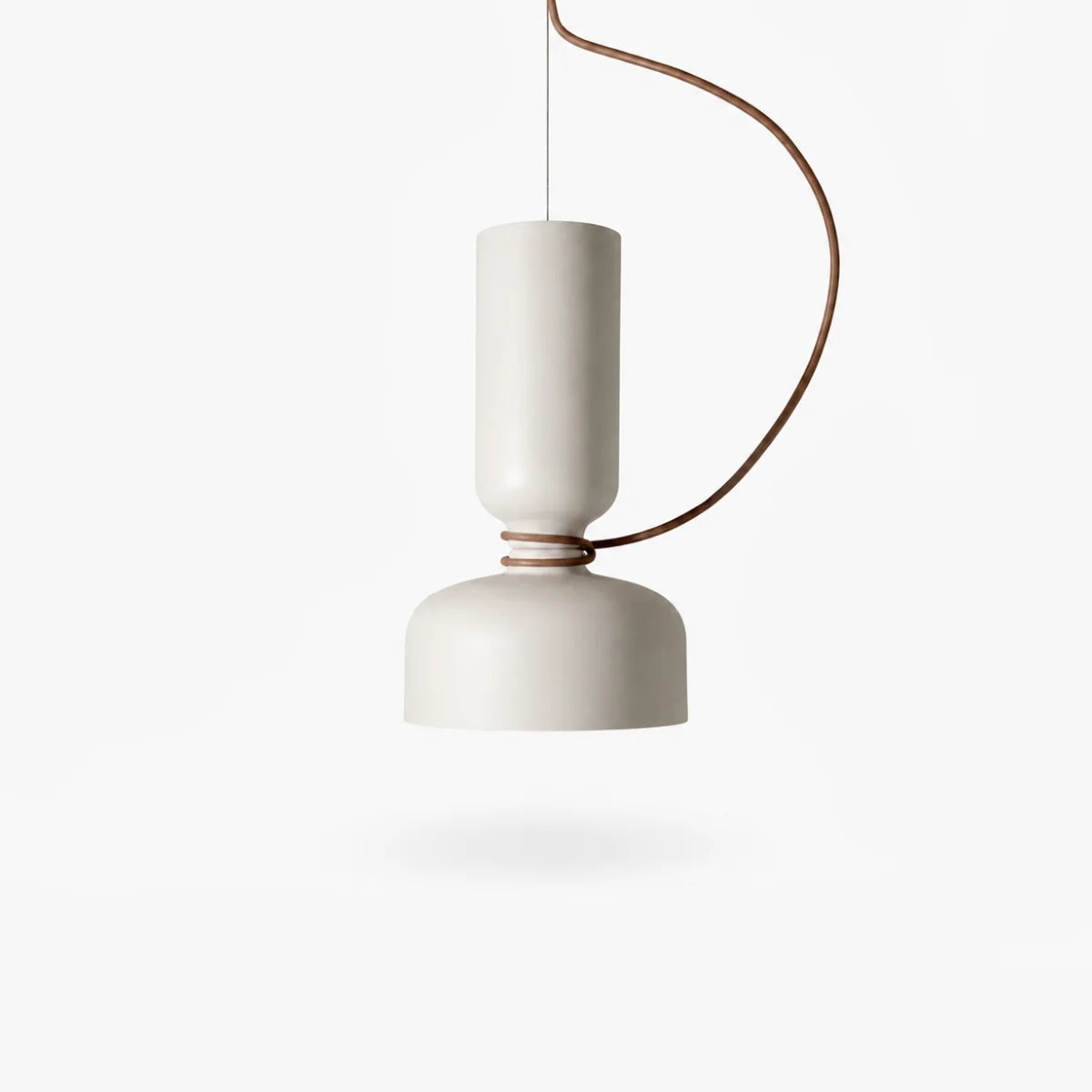 RoyaleGlow Modern White Pendant Light Kitchen Island Hanging Lamp - Royale Basic