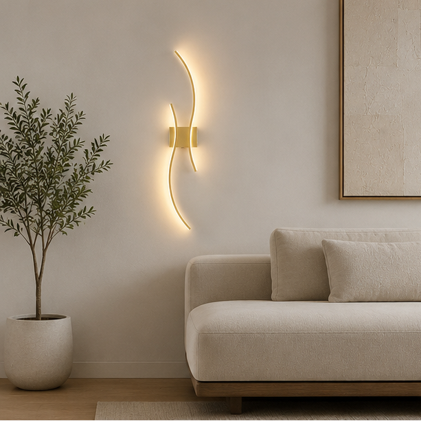 RoyaleGlow Modern Wireless Wall Sconce - Dimmable LED with Remote & 3 Color Temps-Royale Basic