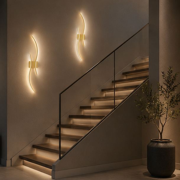 RoyaleGlow Modern Wireless Wall Sconce - Dimmable LED with Remote & 3 Color Temps-Royale Basic