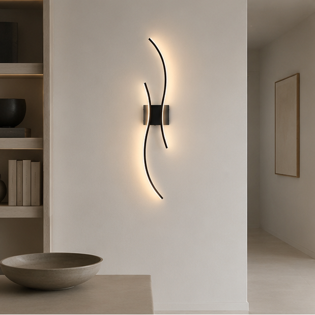 RoyaleGlow Modern Wireless Wall Sconce - Dimmable LED with Remote & 3 Color Temps-Royale Basic