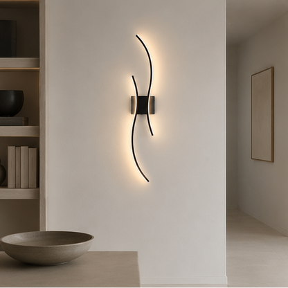 RoyaleGlow Modern Wireless Wall Sconce - Dimmable LED with Remote & 3 Color Temps-Royale Basic