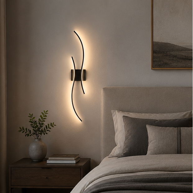 RoyaleGlow Modern Wireless Wall Sconce - Dimmable LED with Remote & 3 Color Temps-Royale Basic