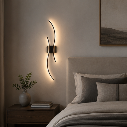 RoyaleGlow Modern Wireless Wall Sconce - Dimmable LED with Remote & 3 Color Temps-Royale Basic