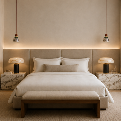 RoyaleGlow Sculptural Marble Pendant Light - Organic Modern Ceiling Fixture-Royale Basic
