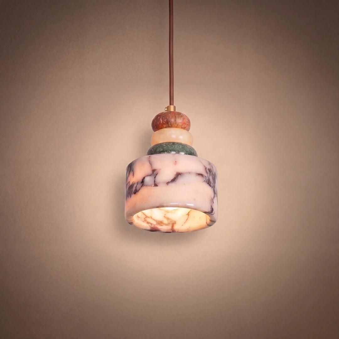 RoyaleGlow Sculptural Marble Pendant Light - Organic Modern Ceiling Fixture-Royale Basic