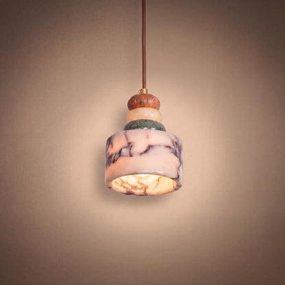 RoyaleGlow Sculptural Marble Pendant Light - Organic Modern Ceiling Fixture-Royale Basic