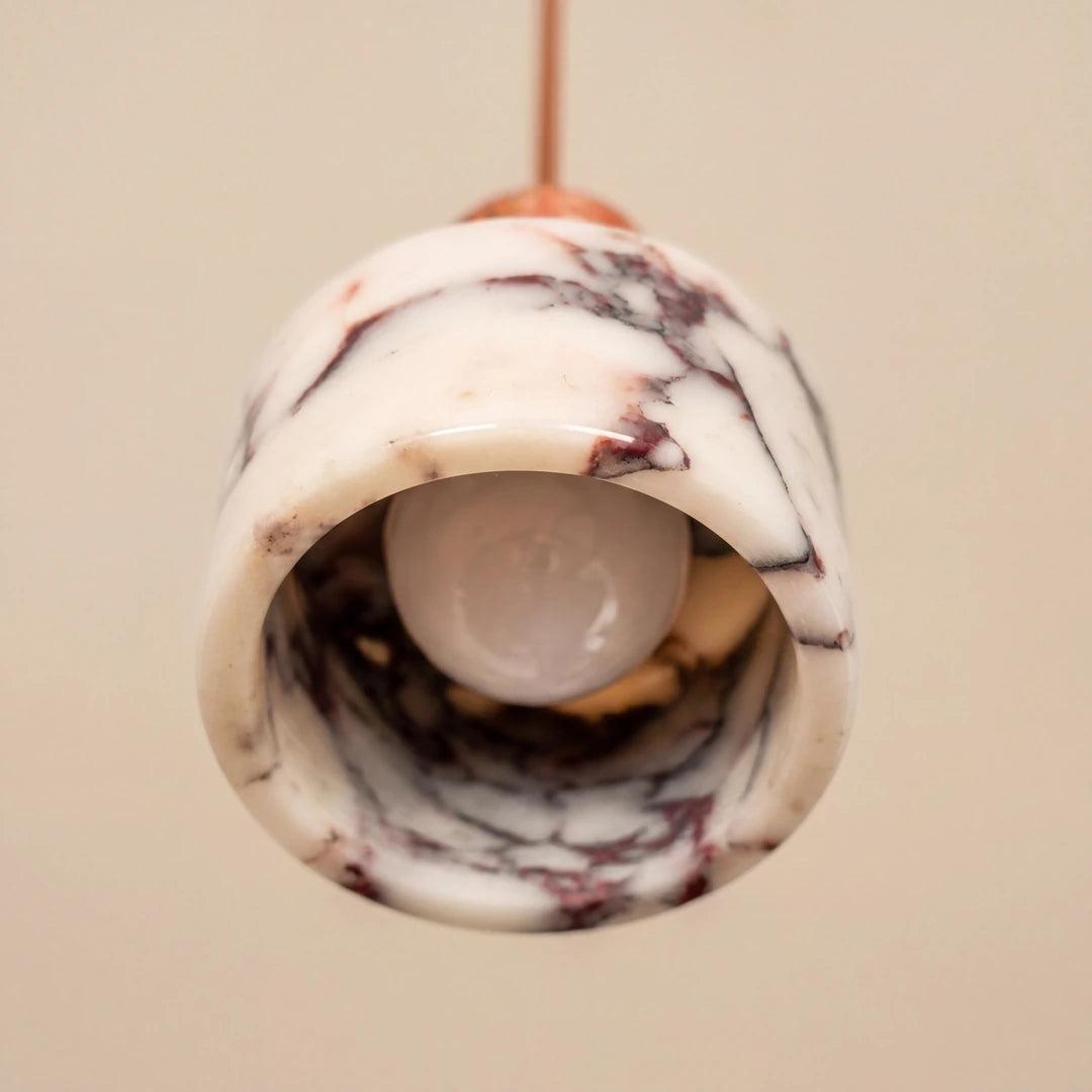 RoyaleGlow Sculptural Marble Pendant Light - Organic Modern Ceiling Fixture-Royale Basic