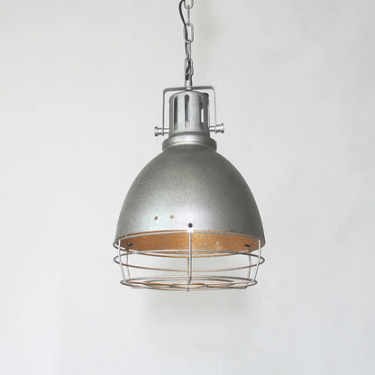 Royelux Industrial Caged Pendant Light Vintage Warehouse Ceiling Lamp - Royale Basic
